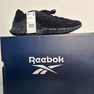 Reebok Unisex Zig Kinetica Black Running Sneakers Size 10 EH1722